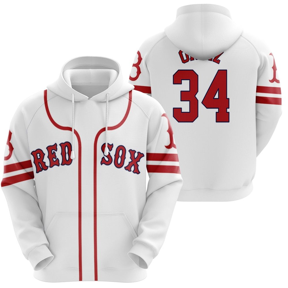 Boston Red Sox Xander Bogaerts #02 Great Player MLB Baseball Team Logo Majestic Player White 2019 3D Designed Allover Gift For Boston Fans Zip Hoodie