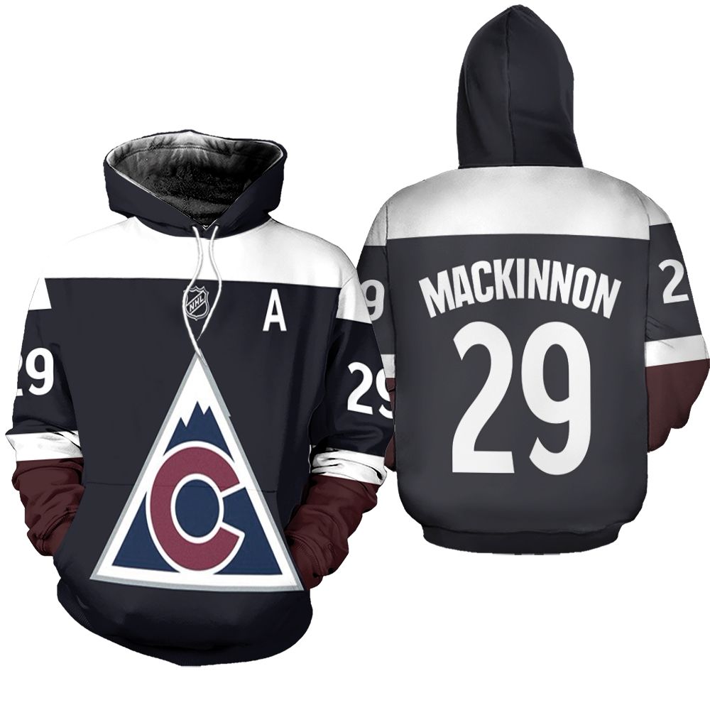 Colorado Avalanche NFL Ice Hockey Logo Team 2020 Navy shirt 3D Designed Allover Custom Gift For Avalanche Fans Hoodie