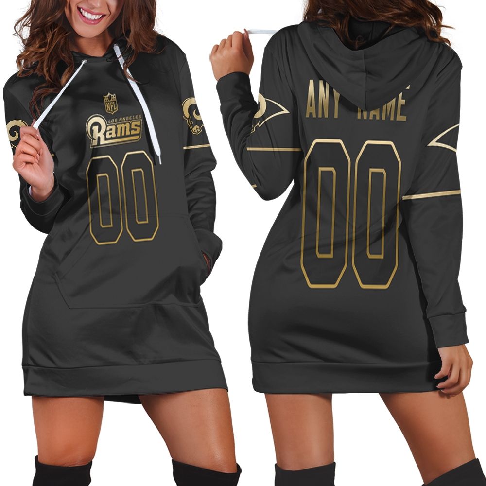 Los Angeles Rams Jalen Ramsey #20 NFL Great Player Black Golden Edition Vapor Limited shirt Style Gift For Rams Fans Hoodie Dress