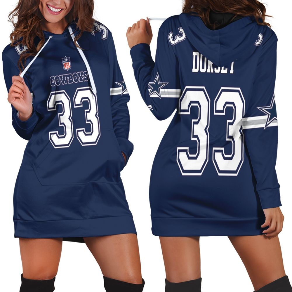 Dallas Cowboys Leighton Vander Esch #55 Great Player NFL American Football Game Navy 2019 shirt Style Gift For Cowboys Fans Hoodie Dress