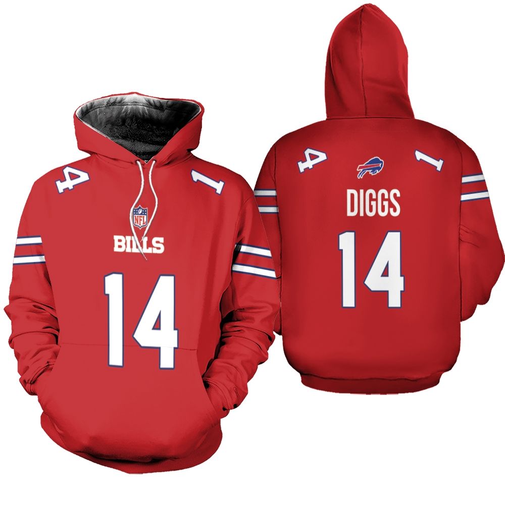 Buffalo Bills John Brown #15 Great Player NFL American Football Red Color Rush shirt Style Gift For Bills Fans Hoodie