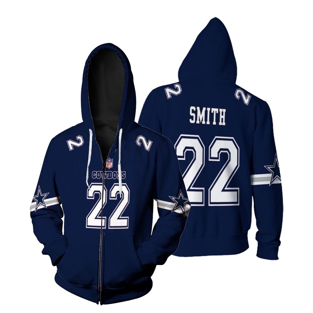 Dallas Cowboys Dak Prescott #4 Great Player NFL American Football Game Navy 2019 shirt Style Gift For Cowboys Fans Zip Hoodie