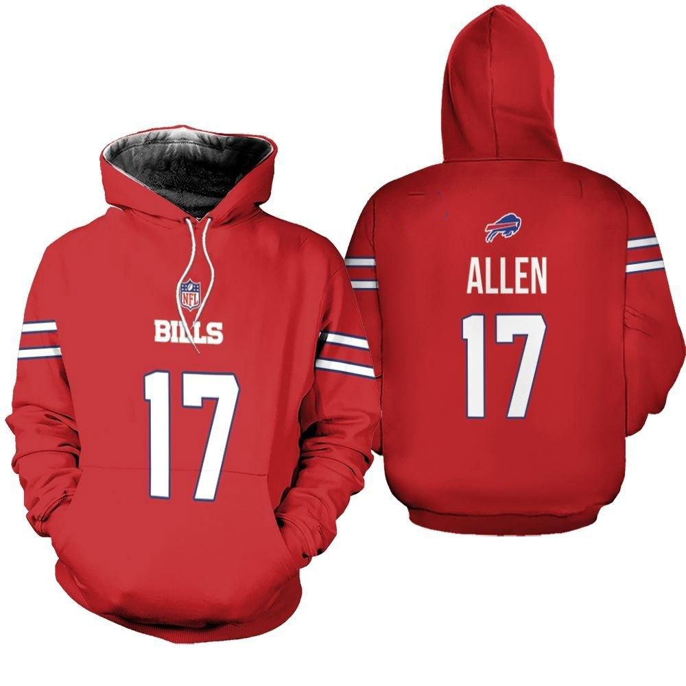 Buffalo Bills John Brown #15 Great Player NFL American Football Red Color Rush shirt Style Gift For Bills Fans Hoodie