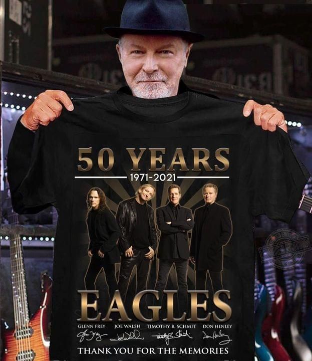 50 years 1971 2021 Eagles thank you for the memories tshirt Tshirt Hoodie Sweater