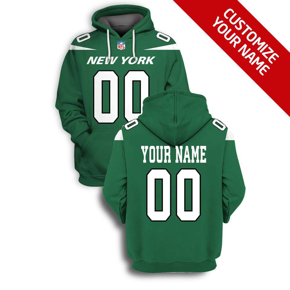 New York Jets #00 Any Name Nfl Team Black Style Gift With Custom Number Name For New York Jets Fans Masked Hoodie