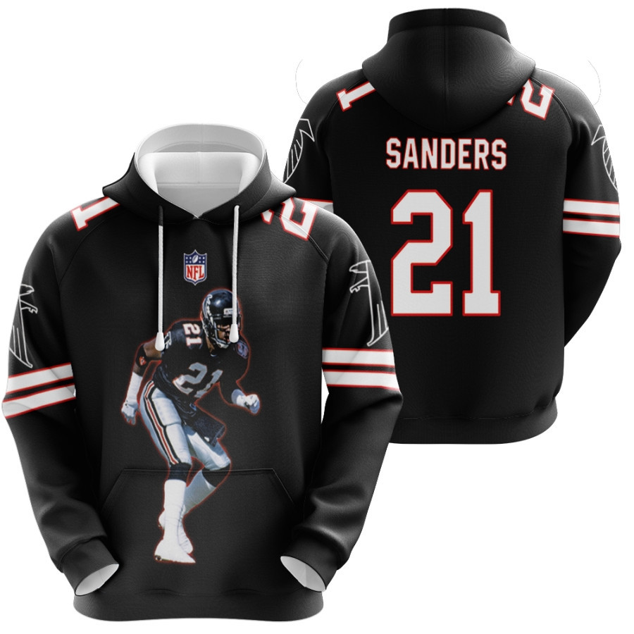 Atlanta Falcons #00 Nfl Team Black White Style Gift With Custom Number Name For Atlanta Falcons Fans Hoodie