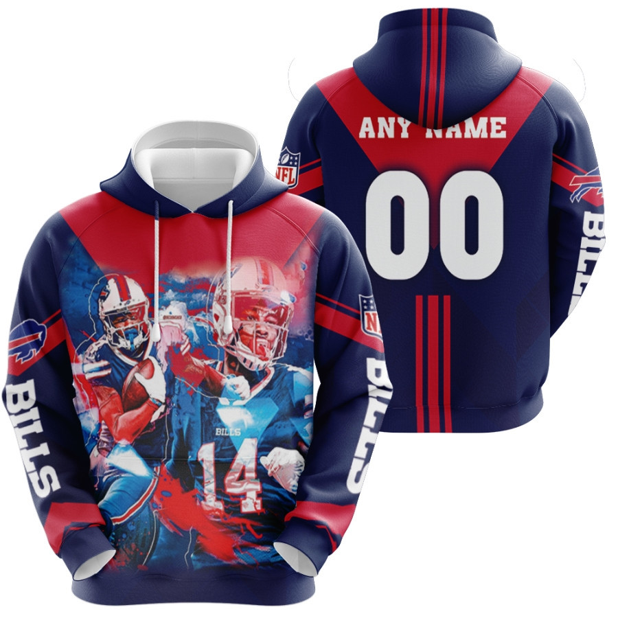 Buffalo Bills Josh Allen 17 Nfl Team Red Style 3d Allover Designed Gift For Buffalo Bills Fans Hoodie