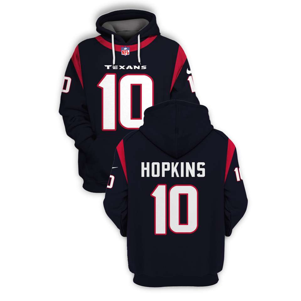 Houston Texans #00 Any Name Nfl Team Red Style Gift With Custom Number Name For Houston Texans Fans Hoodie