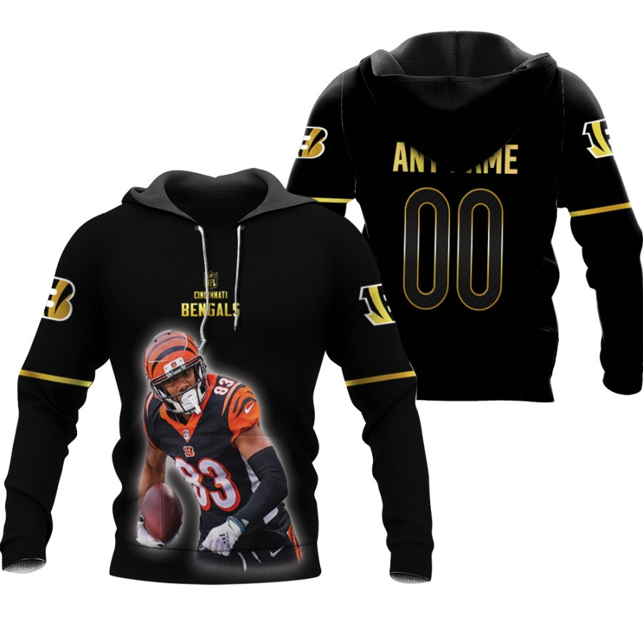 Cicinnati Bengals Jamaar Chase 00 Any Name Afc Championship 2022 White Style Gift With Custom Number Name For Bengals Fans Hoodie