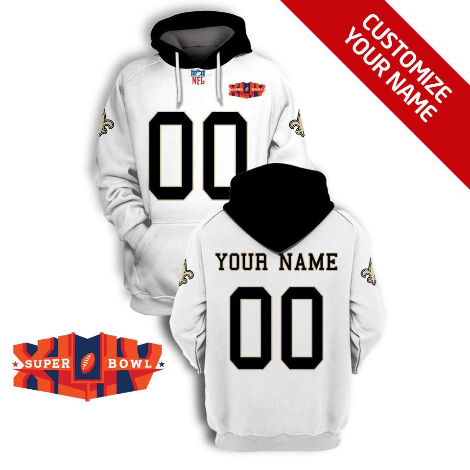 New Orleans Saints #00 Any Name Nfl Team Old Gold Style Gift With Custom Number Name For New Orleans Saints Fans Hoodie