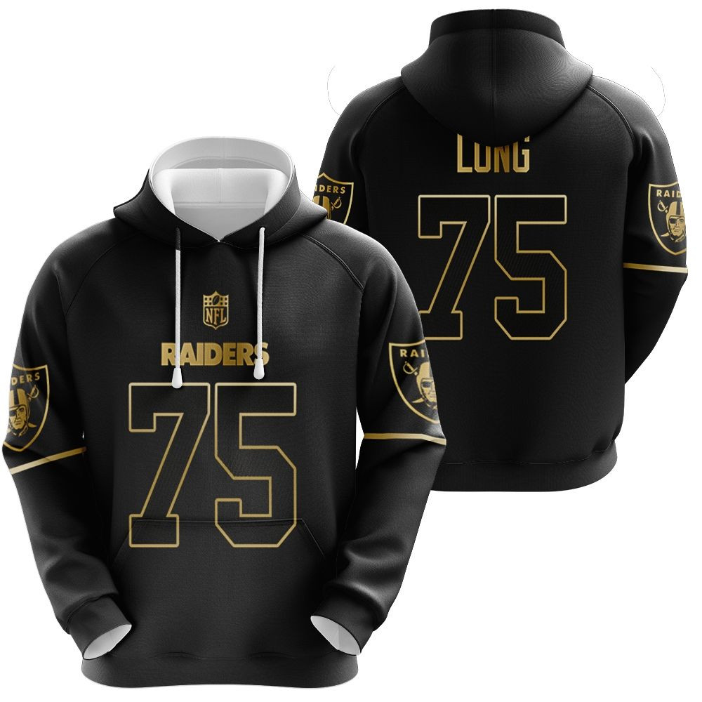 Oakland Raiders Johnathan Jauquez Abram #24 Nfl American Football Black Golden Edition Style Gift For Raiders Fans Hoodie