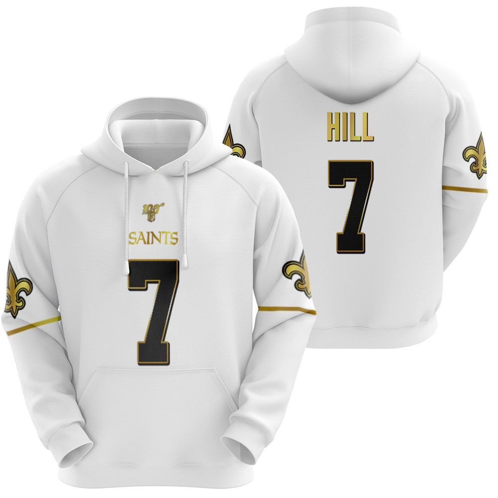New Orleans Saints C. J. Gardner Johnson #22 Nfl American Football Team White 100th Season Golden Edition Style Gift For Saints Fans Hoodie