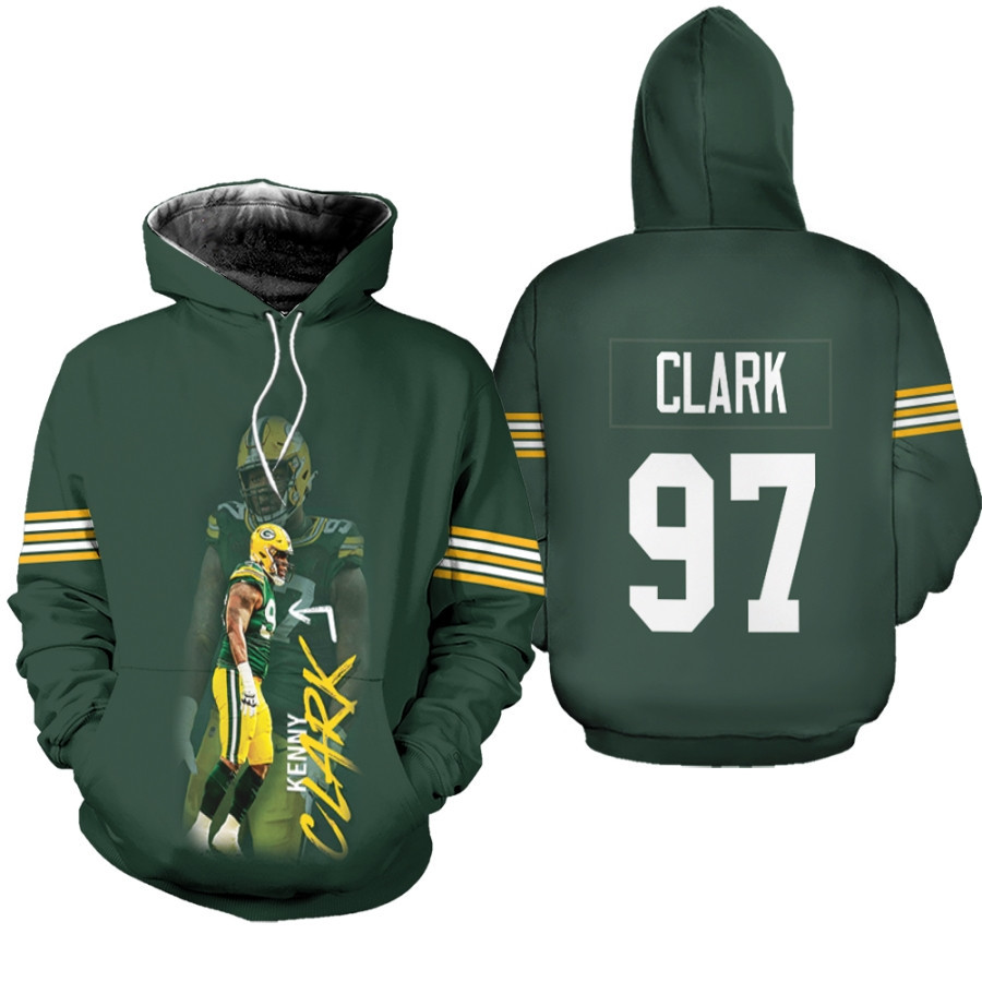 Green Bay Packers 12 Aaron Rodgers Black Golden Edition shirt Inspired Hoodie