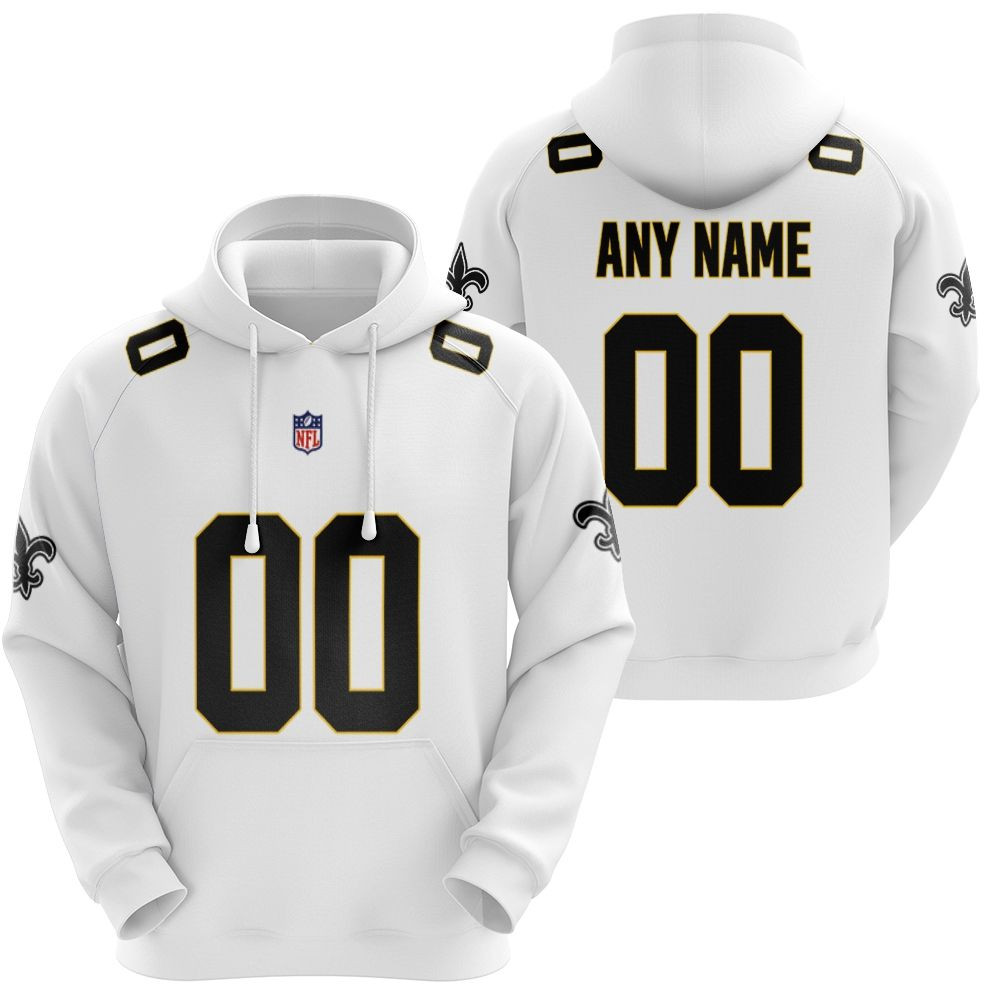 New Orleans Saints Taysom Hill #7 Nfl American Football Team White 100th Season Golden Edition Style Gift For Saints Fans Hoodie