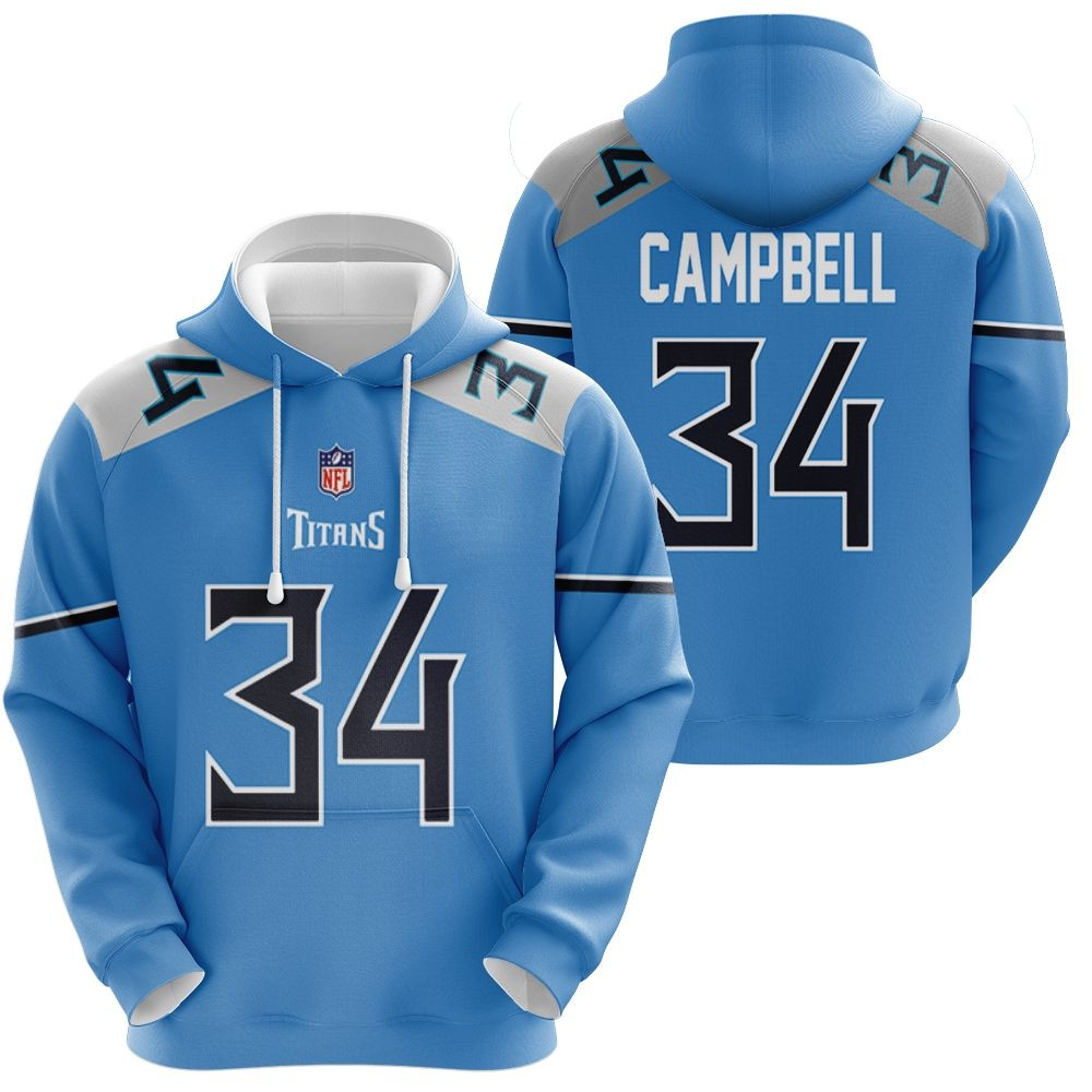 Tennessee Titans Derrick Henry #22 Nfl Team Logo Youth Game Light Blue 2019 Style Gift For Titans Fans Hoodie