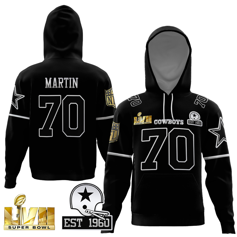 Tyron Johnson Cowboys Black Gold Black Silver Custom Name And Number All Printed Men Black Gold T shirt, Hoodie, Jacket, Sweater