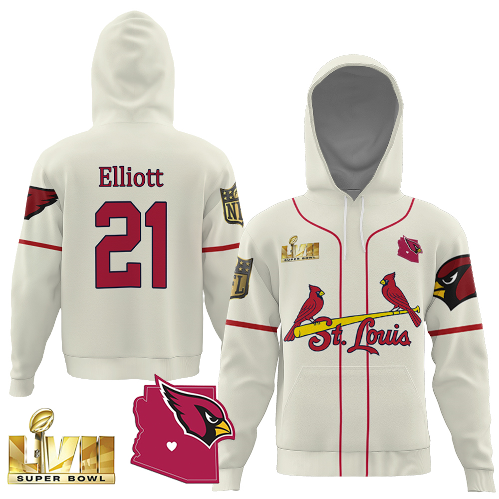 Emmitt Smith 22 St. Louis Cardinals Cool Base All Printed, White