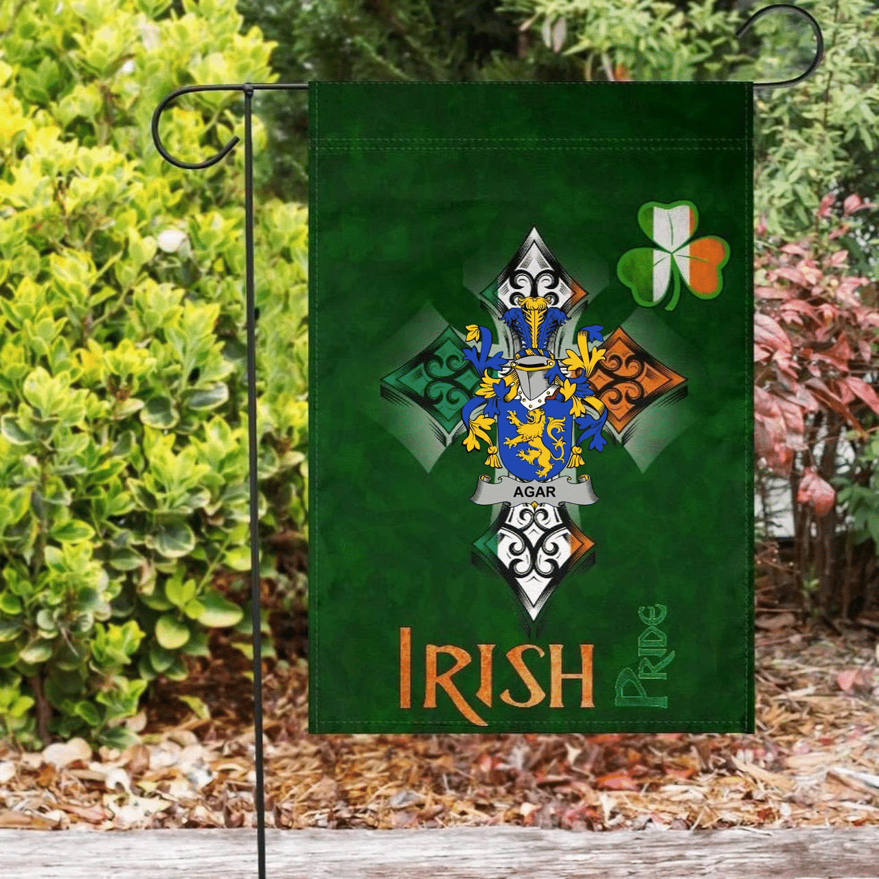 1stIreland Ireland Flag - Agar Irish Family Crest Flag - Ireland Pride A7 | 1stIreland.com