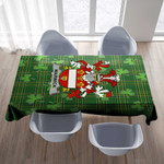 1stIreland Ireland Tablecloth - Warwick Irish Family Crest Tablecloth A7 | 1stIreland