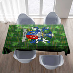 1stIreland Ireland Tablecloth - Trant or Trent Irish Family Crest Tablecloth A7 | 1stIreland
