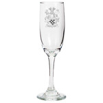 1stIreland Ireland Drinkware - Micklethwait Irish Family Crest Champagne Flute A7 | 1stIreland