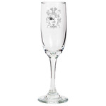 1stIreland Ireland Drinkware - Tennent Irish Family Crest Champagne Flute A7 | 1stIreland