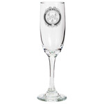 1stIreland Ireland Drinkware - House of O REGAN Irish Family Crest Champagne Flute A7 | 1stIreland