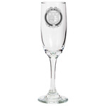 1stIreland Ireland Drinkware - House of O FRIEL Irish Family Crest Champagne Flute A7 | 1stIreland