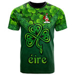 1stIreland Ireland T-Shirt - Steen Irish Family Crest T-Shirt - Irish Shamrock Triangle Style A7 | 1stIreland