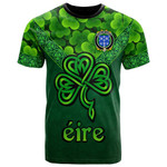 1stIreland Ireland T-Shirt - House of DARCY Irish Family Crest T-Shirt - Irish Shamrock Triangle Style A7 | 1stIreland