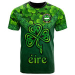 1stIreland Ireland T-Shirt - House of MACCABE Irish Family Crest T-Shirt - Irish Shamrock Triangle Style A7 | 1stIreland