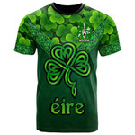 1stIreland Ireland T-Shirt - Podmore Irish Family Crest T-Shirt - Irish Shamrock Triangle Style A7 | 1stIreland