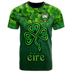 1stIreland Ireland T-Shirt - House of O CONNELL Irish Family Crest T-Shirt - Irish Shamrock Triangle Style A7 | 1stIreland