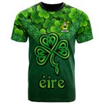 1stIreland Ireland T-Shirt - Rothe Irish Family Crest T-Shirt - Irish Shamrock Triangle Style A7 | 1stIreland