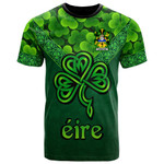 1stIreland Ireland T-Shirt - Lincolne Irish Family Crest T-Shirt - Irish Shamrock Triangle Style A7 | 1stIreland