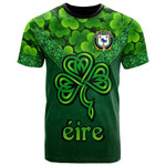 1stIreland Ireland T-Shirt - House of O CROWLEY Irish Family Crest T-Shirt - Irish Shamrock Triangle Style A7 | 1stIreland