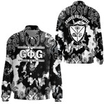 Africazone Clothing - Groove Phi Groove Paisley Bandana Tie Dye Style Thicken Stand-Collar Jacket A7 | Africazone.store