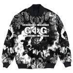 Africazone Clothing - Groove Phi Groove Paisley Bandana Tie Dye Style Bomber Jackets A7 | Africazone.store