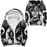 Africazone Clothing - Groove Phi Groove Paisley Bandana Tie Dye Style Sherpa Hoodies A7 | Africazone.store