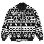 Groove Phi Groove Letter Christmas Bomber Jackets | Africazone.store