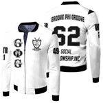 Groove Phi Groove (White) Fleece Winter Jacket
 | Africazone.store
