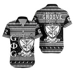 Getteestore Shirt - Groove Phi Groove African Pattern Short Sleeve Shirt A31