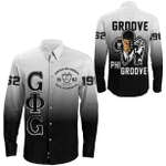Groove Phi Groove Gradient Long Sleeve Button Shirt | Africazone.store