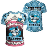 Love New Zealand Clothing - (Custom) Cronulla-Sutherland Sharks T-shirt A35