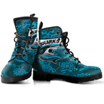 Cronulla-Sutherland Sharks Indigenous New - Rugby Team Leather Boots | Lovenewzealand.co
