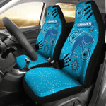Cronulla Sharks Car Seat Covers Indigenous Country Style K36 | Lovenewzealand.co