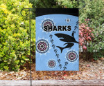 Cronulla Flag Sharks Simple Indigenous - Blue K8 | Lovenewzealand.co
