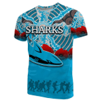 Sharks Aboriginal T-Shirt Anzac Day TH4 | Lovenewzealand.co