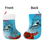 Cronulla-Sutherland Sharks Anzac Day - Lest We Forget - Rugby Team Christmas Stocking | Lovenewzealand.com
