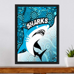 Cronulla-Sutherland Sharks Indigenous - Rugby Team Framed Wrapped Canvas | lovenewzealand.co
